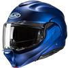 Hjc Casco Moto Modulare P/J Hjc F100 Semi Flat Metallico Blu