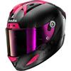 Shark Casco Moto Integrale Shark AERON CARBON SKIN Blu Viola Carbo