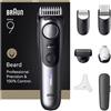 Braun BeardTrimmer 9 BT9520 regolabarba Batteria 52 2 cm Bagnato e secco Nero, Grigio