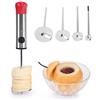 plplaaoo Set Di 5 Torsoloni Da Cucina,Leva Torsolo Mela,Torsolo Per Frutta E Verdura In Acciaio Inox,4 Misure Di Trapano Per Verdure Per Detorsolare E Scavare Zucchine,Patate,Carote,Mele