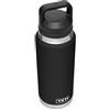 YETI Rambler Bottle Chug, Vacuum Insulated Stainless Steel Bottle with Chug Cap, Black, 36 oz (1065 ml)