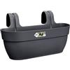 Elho Vibia Campana Easy Hanger L 46 - Fioriera per Balcone esterno - Ø 46.0 x H 26.5 cm - Nero/Anthracite