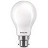 Philips LED Lampadina LED Classic, Equialente a 60W, Attacco B22, Luce Bianca Calda, Non dimmerabile, Frosted, 1 pack