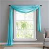 Gardinenbox - Capriccio per Tenda in Voile Trasparente, MOD.560 Blu