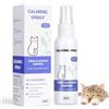 Aomig Tranquillante per Gatti Naturale, 60ml, Gatto Spray Calmante, Erba Gatta Spray Calmante per Gatti, Spray Tranquillante per Gatti, Spray Calmante per Gatti Relax Tranquillante Allevia Ansia