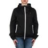 Blauer Giacca a vento nera da donna S
