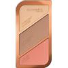 Rimmel London Sculpting Palette, Set Completo Contouring Viso: Illuminante, Terra e Blush, Coral Glow