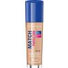 Rimmel London Match Perfection Foundation - Fondotinta Liquido Pelle Perfetta e Levigata a Lunga Tenuta con SPF 20 - Sand - 30 ml