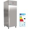 Armadio Refrigerato Congelatore 650 lt. Acciaio inox -18/-22°C * CLASSE ENERGETICA B *