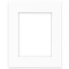 nielsen Conservation Passepartout 1,5 mm, formato esterno 24x30 cm per quadri 15x20 cm, bianco polare con struttura