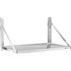 Royal Catering Mensola Pieghevole A Muro Ribaltabile Da Parete Ripiegabile RC-BFWS8045 (40 kg, 80 x 45 cm, Acciaio Inox)