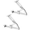Gedotec Supporto per letto rialzato 375 mm | Supporto regolabile per letto | Supporto a ribalta in 19 livelli | Supporto a ribalta in acciaio zincato