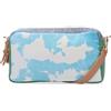 Ebarrito Borsa in pelle patchwork con tracolla regolabile