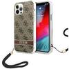 Guess GUOHCP12MH4STW - Custodia rigida per iPhone 12/12 Pro, colore: Marrone