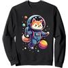 Cosmic Pet Explorers Shiba Inu Astronauta Galleggiante nello Spazio Cane Carino Felpa