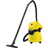 Kärcher WD 3.200 1400 W Aspiratore senza sacchetto 17 L Nero, Giallo