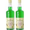 Coca Buton Liquore Giovanni Buton Coca Buton 70cl - Liquore a base di foglie di coca ed erbe aromatiche. 36,5% vol. (Confezione da 2)