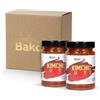 Bakoki Premium 매운 김치 Hot‑Kimchi (Gochugaru) - kimchi coreano piccante di cavolo napa, fermentato tradizionalmente, probiotico e ricco di umami, senza aromi artificiali (2 × 300 g)