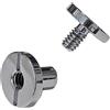 MARES FLAT HEAD DEAD BOLT SCREW (4PCS)-XR LINE Viti Piatte in Acciaio