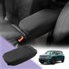 LUWU Compatibile con Jeep Renegade BU 2015-2024 2025 Copertura per Braccioli Protezione per Console Centrale Braccioli Protezione per Braccioli Accessori (Nero)