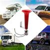 FARBIN Fischietto turco Sifflet ad aria, 12 V-24 V, fischietto universale, 118 db, rosso, per auto, treno, camion, trattore, moto