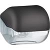 MAR PLAST Dispenser carta igienica rt/interfogliata nero Soft Touch