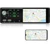 NHOPEEW Autoradio 1DIN con touchscreen da 4,1 pollici - Autoradio FM a singolo DIN con Bluetooth 5.0 - Supporta Mirror Link, telecamera di retromarcia, scheda TF/disco USB/ingresso AUX