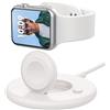 YLLZI Caricabatterie Magnetico Per Apple Watch, Dock di Ricarica Portatile Per Apple Watch Series 10/9/8/7/6/5/4/3, SE, Ultra, Cavo di Ricarica USB C