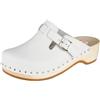 Berkemann Affettatrice a Cinghia, Sabot Unisex-Adulto, Bianco Bianco 100, 39.5 EU