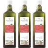 PrimOli Olio extra vergine d'oliva IGP Toscano PrimOli prodotto e imbottigliato in Toscana, fruttato pieno e persistente, ideale usato a crudo su zuppe rustiche, selvaggina e bruschette, 3x500 ml