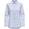JdY Jdymio L/S Shirt Wvn Noos Camicia, Rosa Shocking/Strisce: Piccole Strisce Bianche, 44 Donna