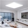 OTREN Plafoniera LED Soffitto Quadrata, 40CM 6500K Lampada da Soffitto LED Moderno, Plafoniera Bagno IP44 per Camera da Letto, Cucina, Soggiorno, Balcone, Ufficio, 36W 3240LM