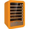 Klimaitalia Vetrina refrigerata per vino con capacità lt 126 e temperatura da +2 a +20 °c klimaitalia vinarius 40 orange