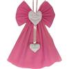 Micocca Baby Fiocco Nascita bimba rosa Personalizzato con nome Principe in tulle
