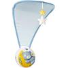 Chicco Carillon Proiettore Next2Moon, Giostrina Proiettore Culla e Tavolo,Proiezione Narrativa Colorata, Melodie e Suoni Rilassanti, Pendenti in Tessuto, Sistema Di Aggancio Modulare, Azzurro, 0 mesi+
