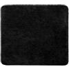Brandsseller Tappetino da bagno, 50 x 50 cm, colore: nero