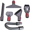Purepower Set di Accessori di Ricambio 6 Pezzi per Dyson Aspirapolvere con Tubo Flessibile, Kit di Spazzola Dyson V7 V8 V10 V11 V15 SV10 | Kit per Auto e Casa, Perfetta Vestibilità e Aspirazione Completa