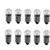 ShuoHui Lampadina E10, 3,5 V, 0,3 A, luce bianca calda, con attacco a vite in miniatura, 3,5 V-3,8 V (20)