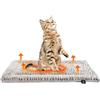 Mora Pets Tappetino autoriscaldante gatti Coperta riscaldante Cuscino per gatti e cani Tappeto riscaldante Senza elettricità e batterie Cuccia gatto Lavabile 56 x 43 cm