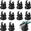 BUKYCAT 18 Pack Acquario riscaldatore Ventose, Ventose per Acquario, Acquari Ventosa Supporti, Clip per Riscaldatore per Acquario Clip per vasche di Pesce (Non per Tubi di Linea Aerea)