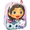 CERDÁ LIFE'S LITTLE MOMENTS Applicazioni Zaino 3D per Bambini GABBY'S Dollhouse, Unisex Kids, Rosa, Regular