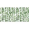 Vinabo Home Deco Edera Finta Pianta Artificiale Rampicante Ghirlanda 12 Pezzi 2,1m, da Esterno, per la Stanza, Cucina, Patio, Altalena, Matrimonio, Ufficio, Festa, Verde (Confezione da 2)