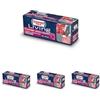 DOMO PAK LIVING Sacchetti Antipolvere per Lingerie e Indumenti - Organizza il Tuo Armadio e Proteggi i Tuoi Abiti - 15 Buste Trasparenti 31x43 cm - Domopak Living (Confezione da 4)
