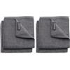 Brabantia Sink Side Set 2 Panni Pulizia, Microfibra, Dark Grey (Confezione da 2)