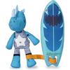 LILLIPUTIENS - Surfista Magico Marius - Giocattolo interattivo per Il Bagno con Cambio di Colore - Disegni Che appaiono con l'Acqua - Figurina ludica - dai 2 Anni - Giochi d'Acqua/Bagno - 83541