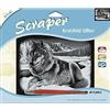 Mammut Spiel & Geschenk Mammut 137.011 - Raschiatore Dimensione dell'immagine Scratch - Lupo, Circa 20 x 25,2 cm, Argento