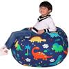 Whcctl Borsa Portaoggetti per Giocattoli Peluche, Sacco Stoccaggio Bambini, Pouf in Peluche, Tela Grande Pouf Sacco per Animali Peluche, Comodo Morbido, per Bambini Leggere e Conservare i Giocattoli (Blu)