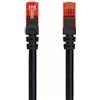 Welly Enjoy IT Welly Enjoy WY40151 Cavo di Rete Patch Cat.6 U/UTP Ethernet Gigabit LAN RJ45, Lunghezza 1 m, PVC, CCA, AWG 24/7, Nero