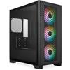 Cooler Master Elite 301 - Mini-Tower (Micro-ATX, ITX), 3 Ventole Aspirazione ARGB 120 mm (1200 RPM), Supporta Radiatore Fino a 280 mm o GPU Da 365 mm, Copertura PSU Ventilata, USB 3.2 Gen1 Type-C