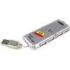 PremiumCord - Hub USB 2.0, 4 Porte, Senza Alimentazione, Cavo Integrato
